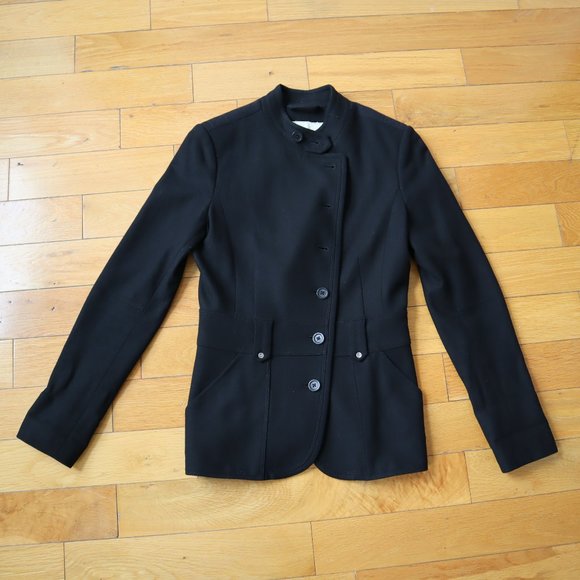 Community Military Style Black Jacket, Size 2 - Picture 3 of 17
